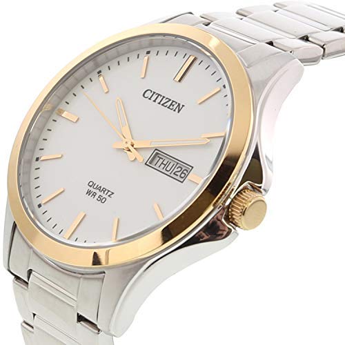 Citizen Mens Quartz Collection Stainless Steel Ion Plating RGP WR50