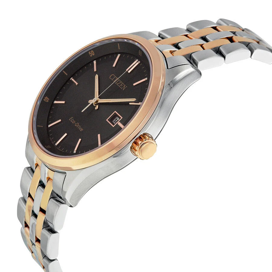 Citizen Mens Eco-Drive Corso Stainless Steel With Ion Plating RGP WR100