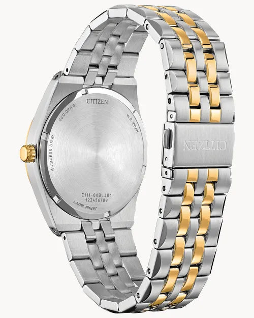 Citizen Eco Drive Gents Watch  YGP Corso Diamond Black Dial 100M