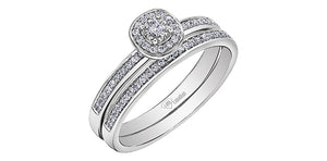 Ladies 10KT Gold Canadian Diamond Engagement Ring 1=0.035CAN 34=0.095CT