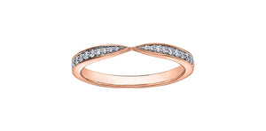 Diamond Band 10 Karat Gold (0.20CT TDW)