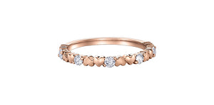 Ladies 10KTR Stackable Chichi Diamond Ring 5=0.14CAN
