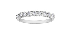 Diamond Illuminaire Anniversary Band 10 Karat Gold - Various Diamond Weights