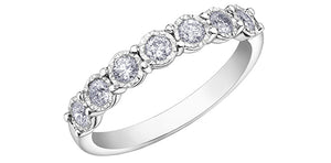 Diamond Illuminaire Anniversary Band 10 Karat Gold - Various Diamond Weights