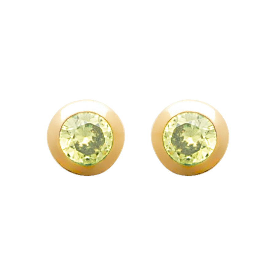 "Romance" 18k gold-plated earrings - 3 microns 3mm RO50-55
