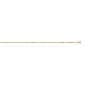 "Romance" 18k gold-plated bracelet - 3 microns 7,5" RO60-24