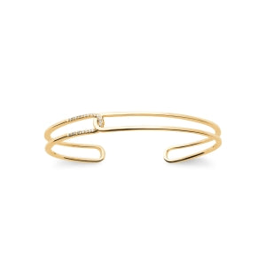 "Romance" 18k gold-plated bracelet - 3 microns (bangle) RO60-25