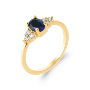 "Romance" 18k gold-plated ring - 3 microns RO70-10