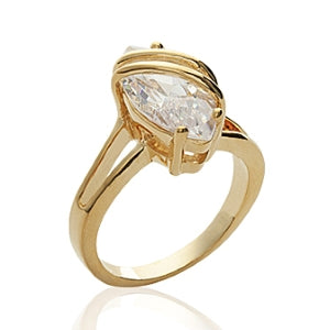 "Romance" 18k gold-plated ring - 3 microns RO70-13