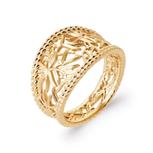 "Romance" 18k gold-plated ring - 3 microns RO70-17