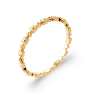 "Romance" 18k gold-plated ring - 3 microns RO70-29