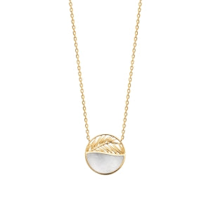 "Romance" 18k gold-plated Necklace - 3 microns 18" RO80-11