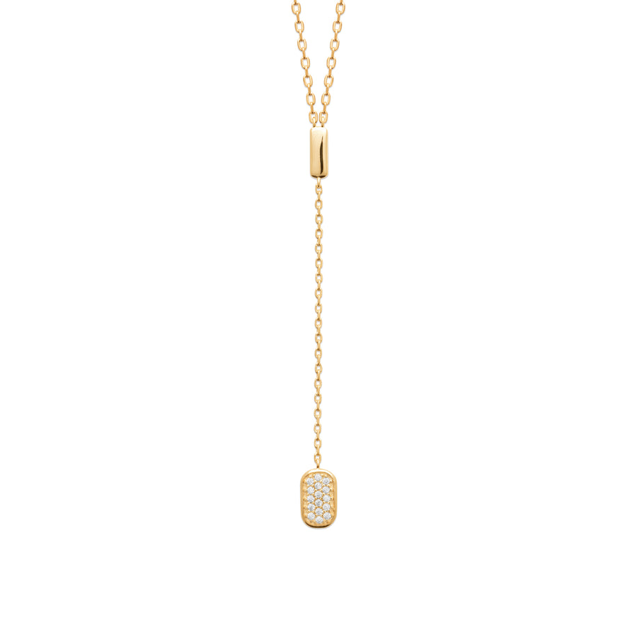 "Romance" 18k gold-plated Necklace - 3 microns 18" RO80-45