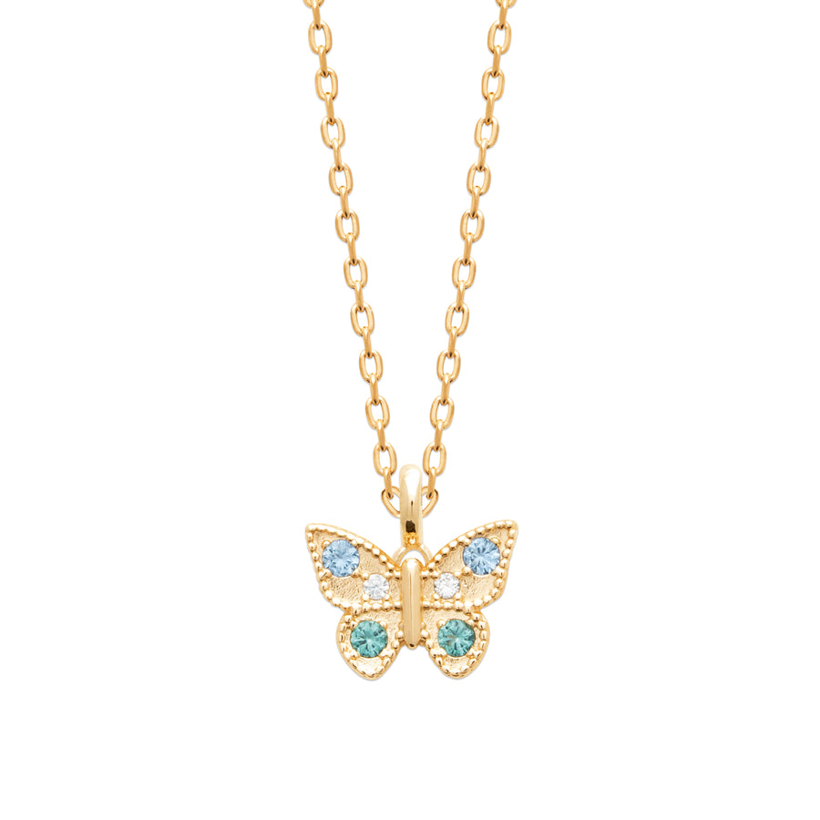 "Romance" 18k gold-plated Necklace - 3 microns 18" RO80-51