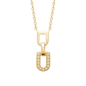 "Romance" 18k gold-plated Necklace - 3 microns 18" RO80-7
