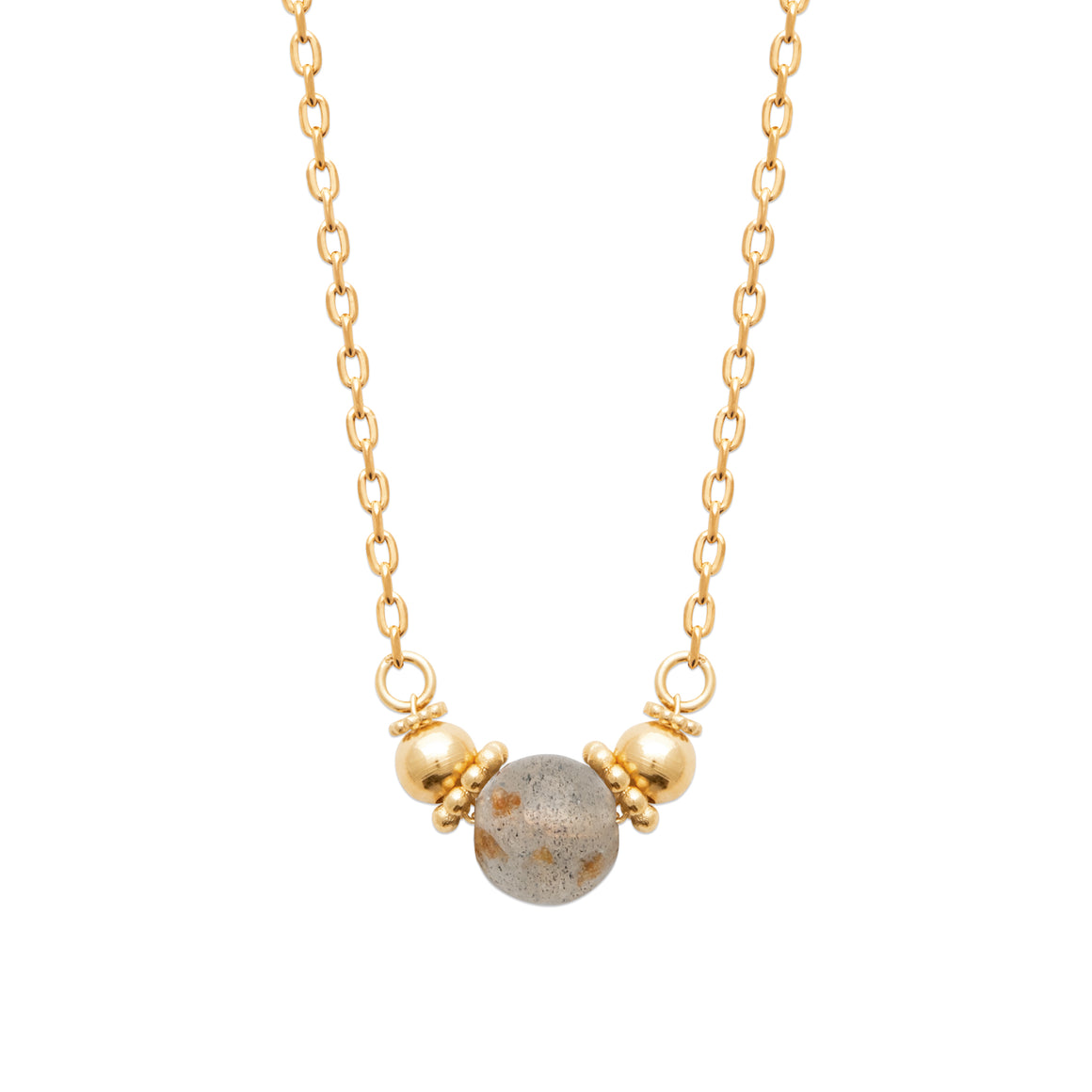 "Romance" 18k gold-plated Chain - 3 microns 18" RO81-1
