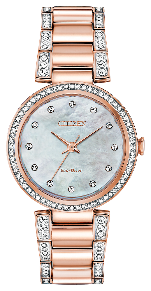 Citizen Eco-Drive Silhouette Crystal Watch