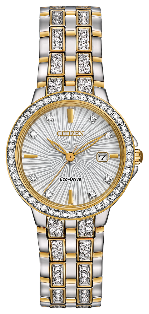 Citizen Eco-Drive Silhouette Crystal Watch