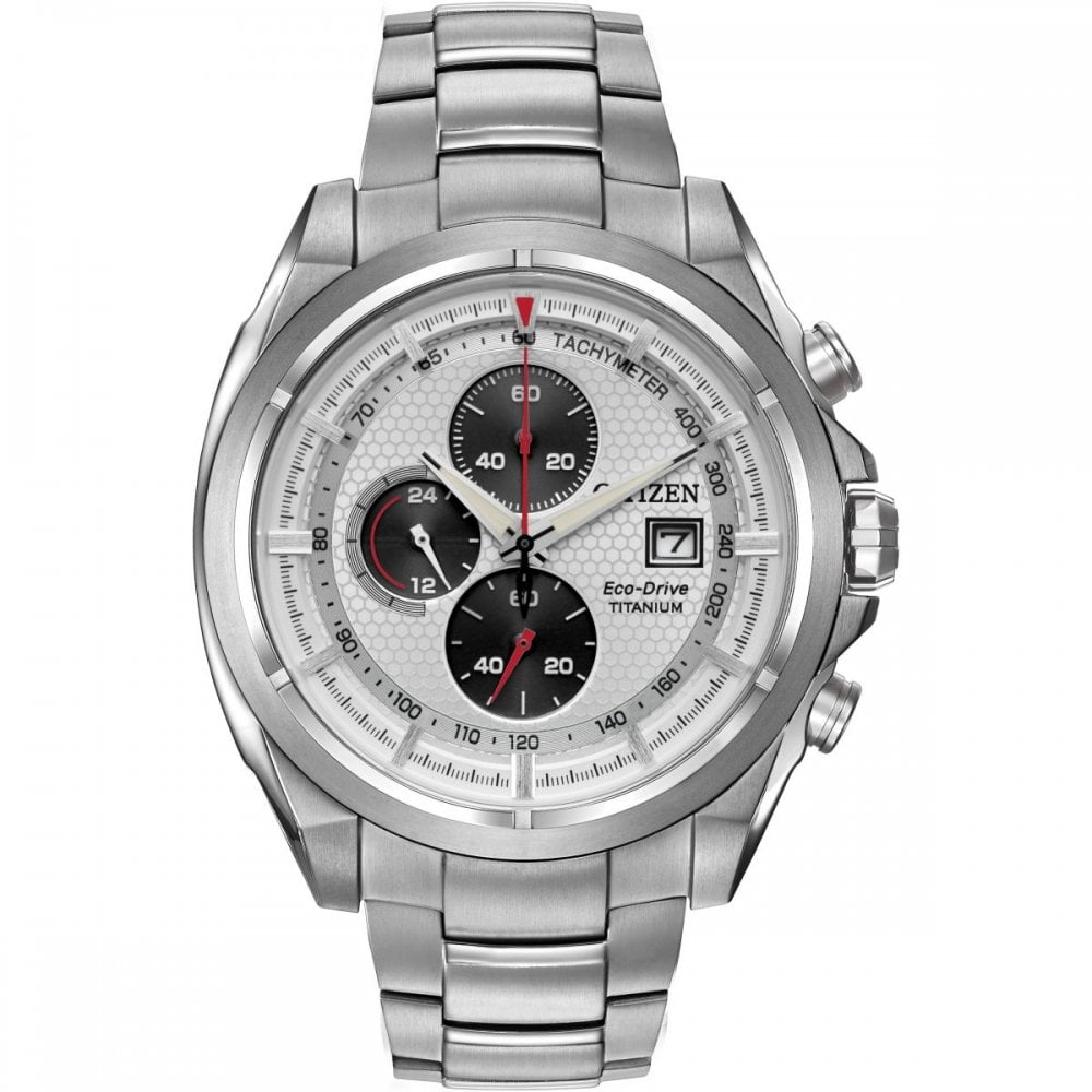 Citizen Mens Eco-Drive Titanium Chrono