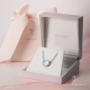 MoonMagic 925 & 14KT Rose Gold Vermeil Moonstone Necklace - Spirit Keeper