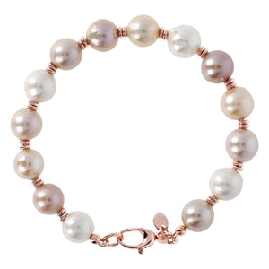 Bronzallure Bracelet with Ming Freshwater Cultured Pearls