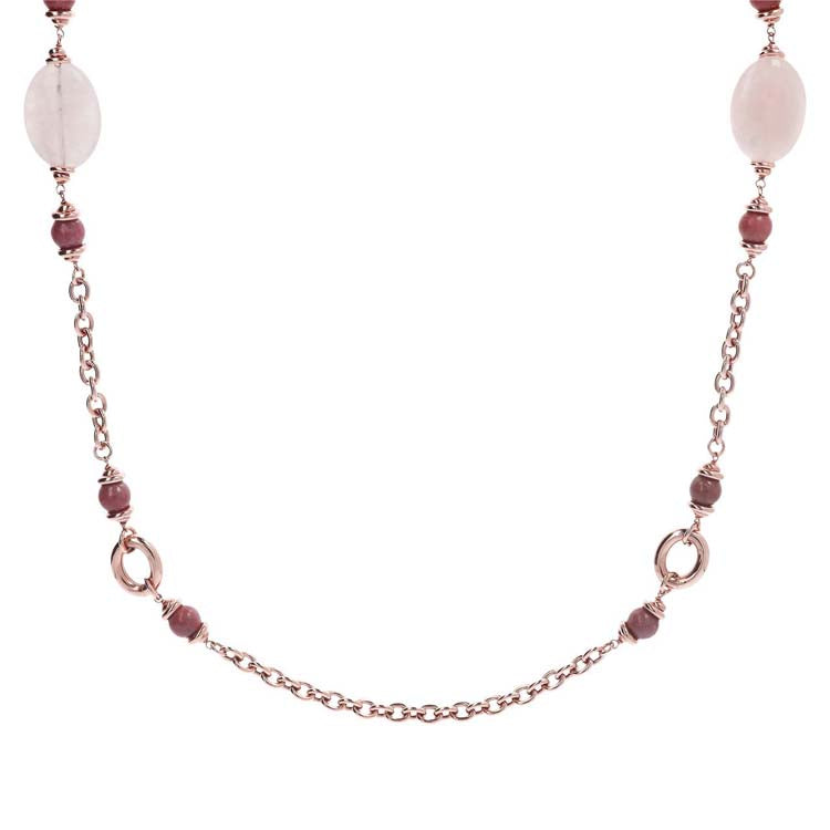 Bronzallure Oval Rolo Necklace